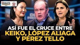 Rafael López Aliaga, Keiko Fujimori Y Marisol Pérez Tello Se Enfrentan Durante Debate El Comercio