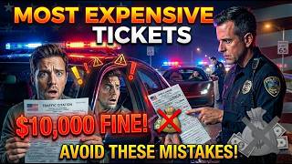 Most Expensive Traffic Tickets in America Avoid These Mistakes