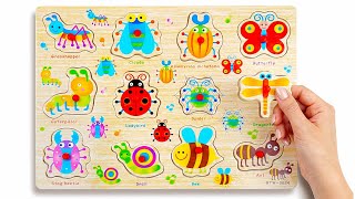 Insect Puzzle Fun 🐞 Colorful Clay Matching Game screenshot 2