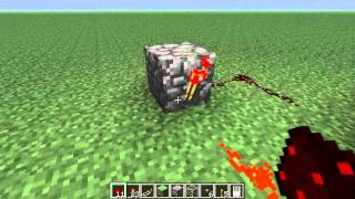 Minecraft basic redstone tutorial for beginners