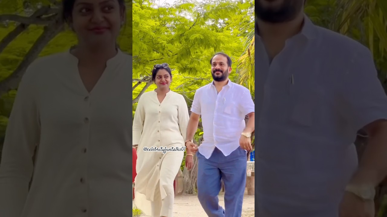 Premi Vishwanath with her husband 💘💜