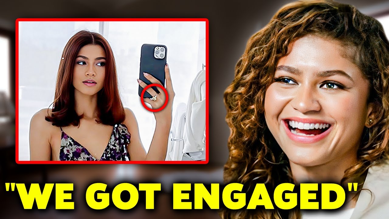 Zendaya Reveals Tom Holland Proposed On New Years - YouTube