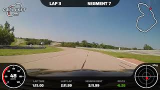 Ozark International Raceway 7/18/26 outer loop best lap NASA mid America hpde1 group