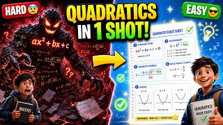 Mastering Quadratic Equations in 14 Minutes 🚀 (Class 10 Gamified Math)