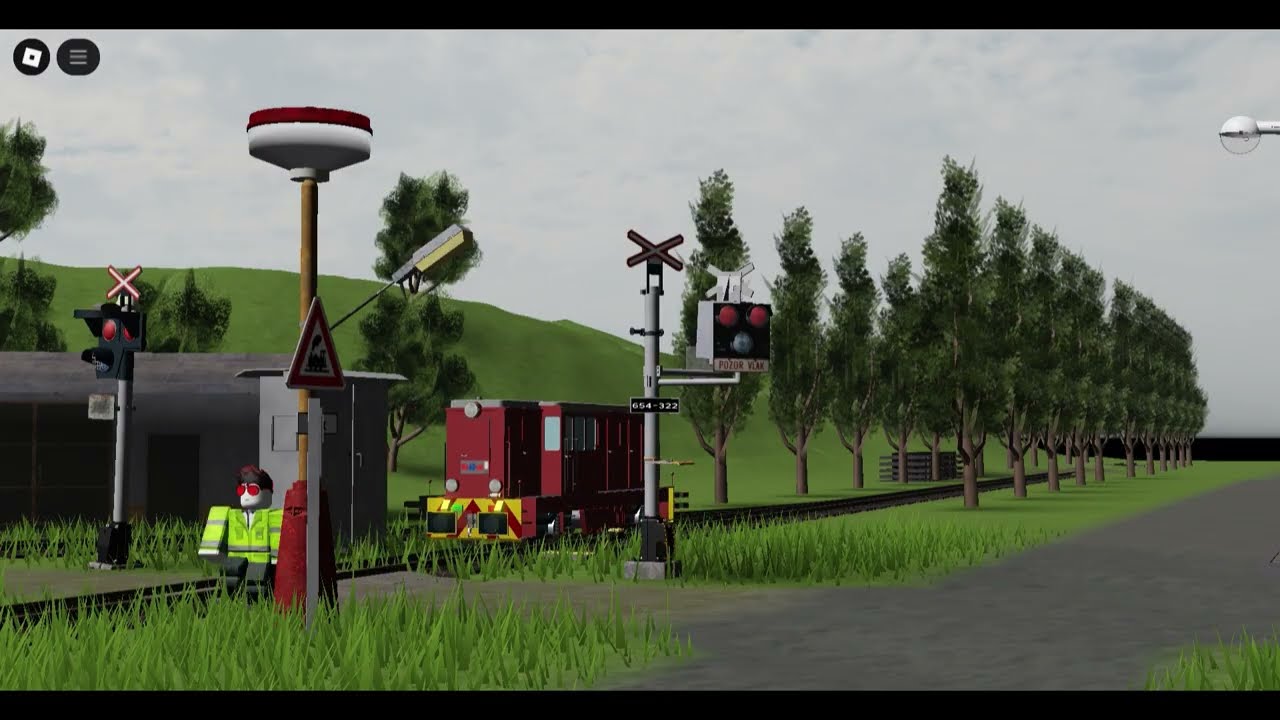 (ROBLOX) Železniční přejezd Držkovice zastávka 1+2