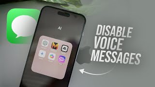 How to Disable Voice Messages on iPhone (tutorial)