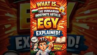 Hungarian “Egy” Explained | Hungarian Indefinite Article