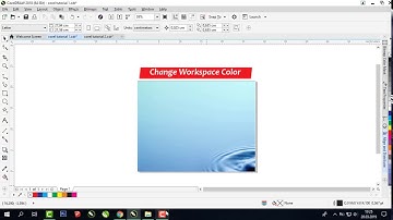 Change Workspace Color in CorelDraw