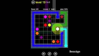 ‪Flow Free 9x9 level 19 (Regular Pack Hard)‬