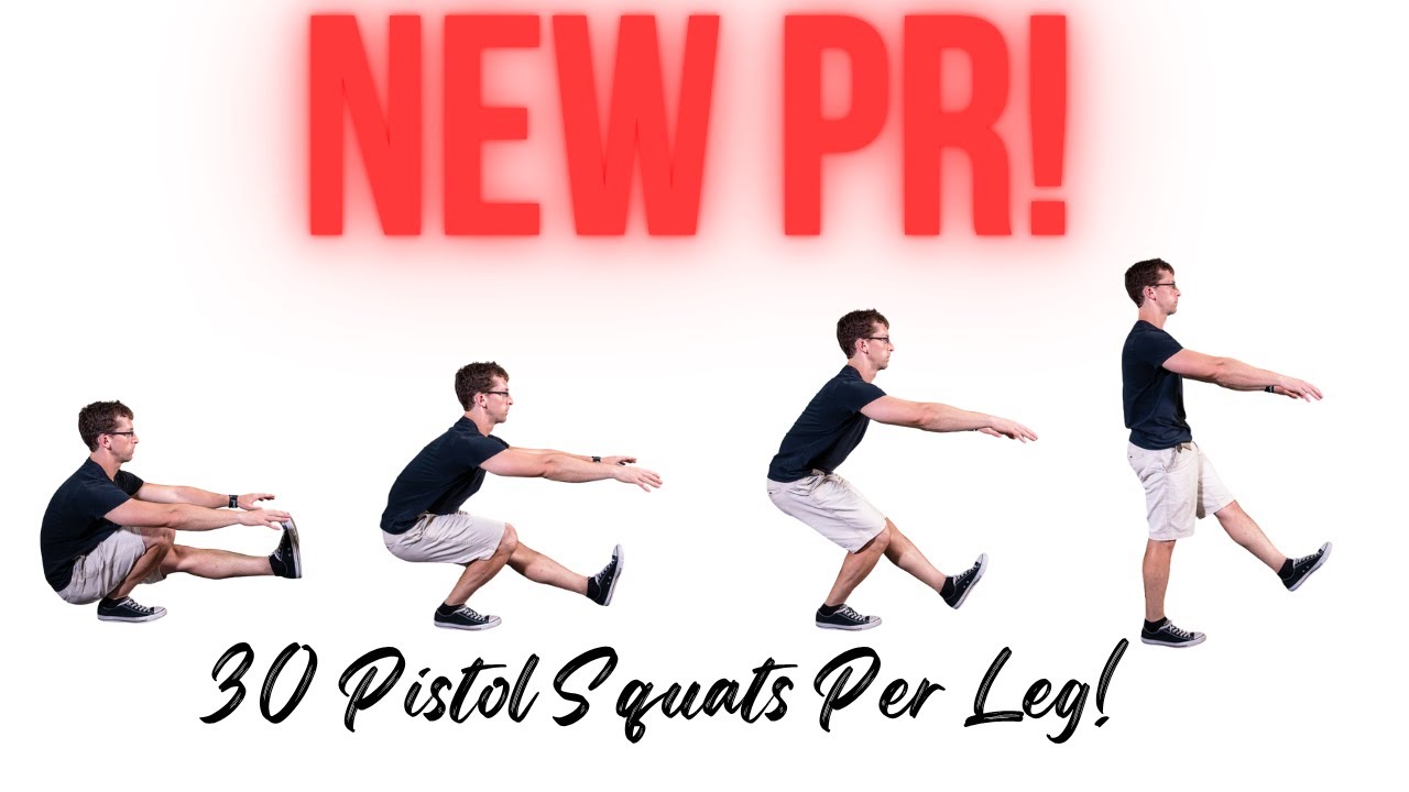 30 Pistol Squats IN A ROW per Leg | 9MinuteChallenge.com - YouTube