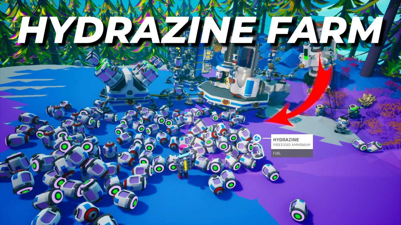 How To Make a Hydrazine Farm in Astroneer