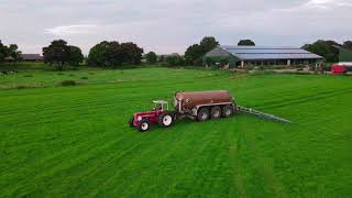 Ihc 1246 Oldtimer Mit Hanzen 3-Achs-Güllef Und Schleppschuhverteiler