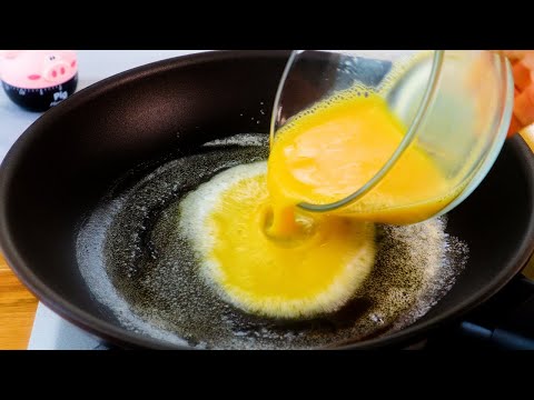 Just fry the eggs this way and the result will be amazing! Quick breakfast recipe