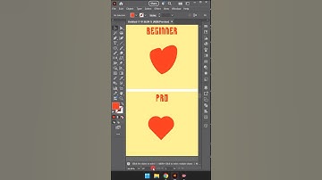 Make a PRO Level Heart Shape with Adobe Illustrator Easily