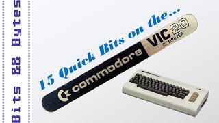 15 Quick Bits About the Commodore VIC-20