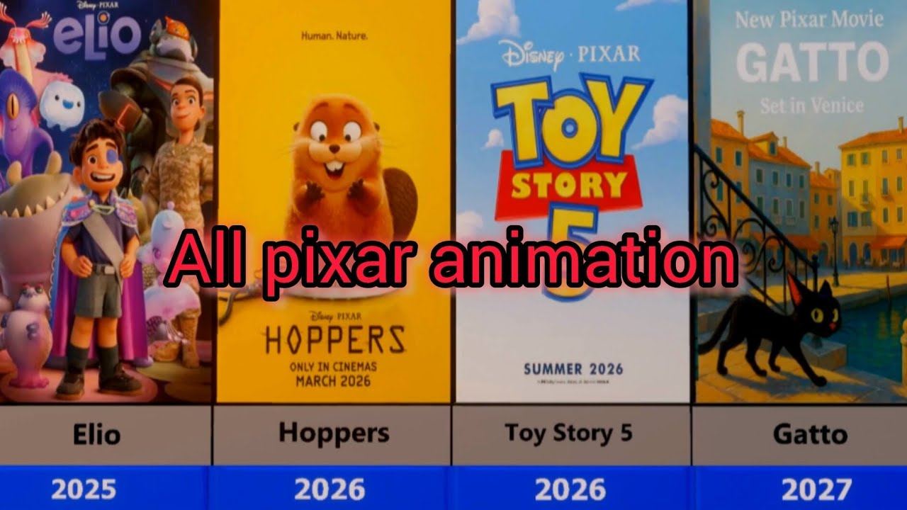 ALL PIXAR ANIMATION MOVIES (1995–2027) | Released & Upcoming Pixar ...