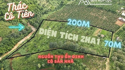 Thác Cô Tiên. 2,1 ha, nghĩa tín quảng thành ôm trọn thác tiên nữ ,3 mặt tiền hiện trạng