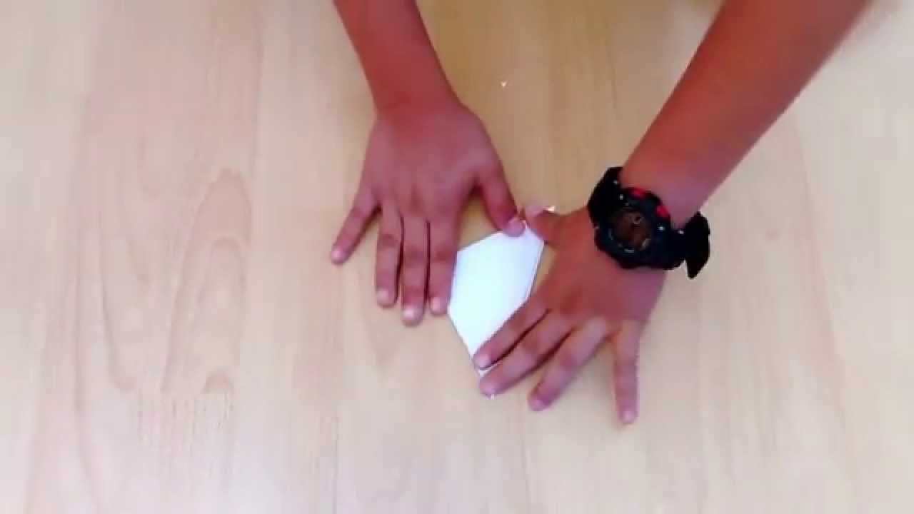 Como hacer un " triángulo explosivo " de origami YouTube