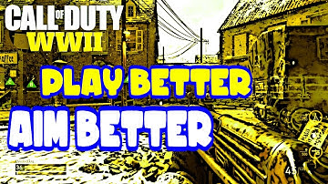 COD WW2 TIPS TO AIM BETTER AND IMPROVE.  BETTER ACCURACY AND TIPS TO IMPROVE.
