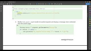 Lab 7 - JSP Parameter Handling & Request Forwarding