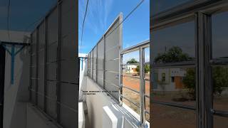 SS RAILINGS WITH HPL PANEL WORK IN HOMES , #railing #ssrailing #steelrailing #stainlesssteelrailing