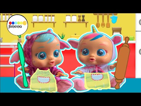 COCINA DIVERTIDA Bebés Llorones Lágrimas Mágicas, Mini Bellies y Nenuco / 4 Recetas para niños - YouTube