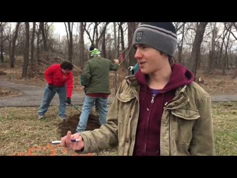 Eagle Scouts Donate Trees for Jenks East Elementary School