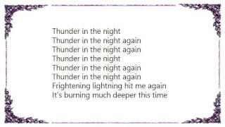 Elton John - Thunder in the Night Lyrics