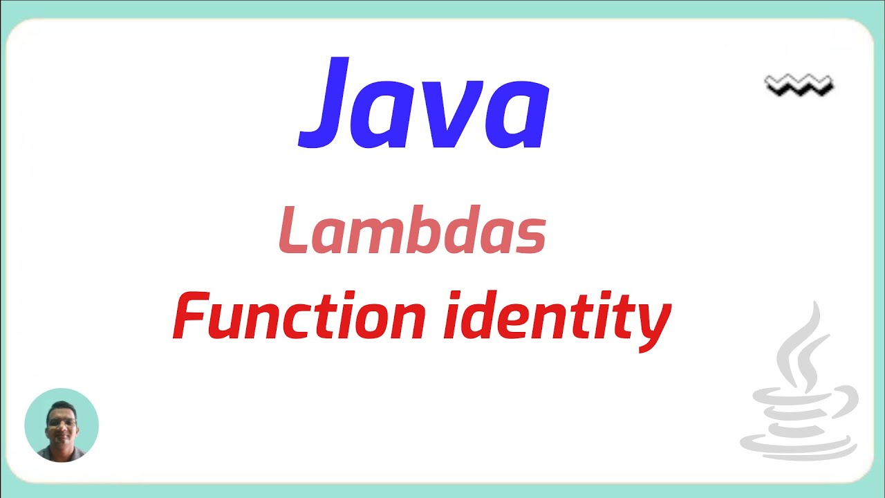 Lambdas Function identity | Java Programming - YouTube
