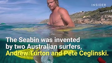 This floating trashcan can keep our oceans clean