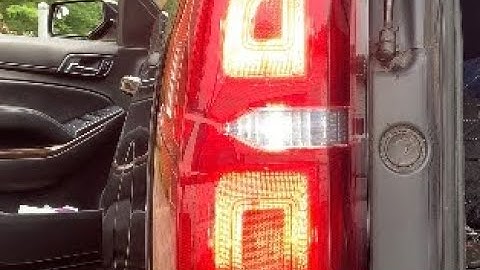 How To Install/Replace Reverse Lights On A 2015 Chevy Tahoe *DIY*