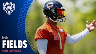 Justin Fields talks connection with DJ Moore | Chicago Bears