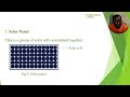 Technical Parameters of a Solar Panel