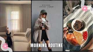 wellness girlie morning routine | 6am—oura ring, gym—with hubby, earth breakfast