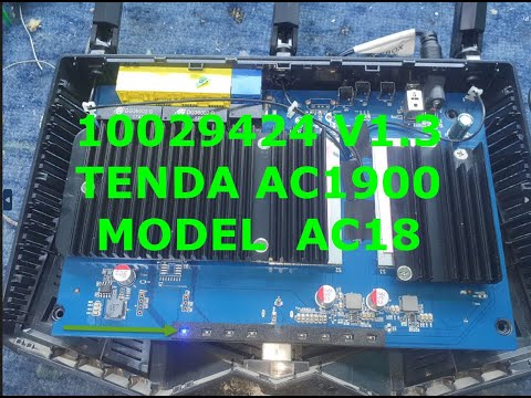 TENDA AC1900 MODEL AC18 بالتفصيل الممل اصلاح عطل اللمبة الزرقاء على روتر 