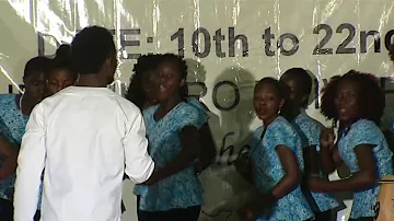 Masinde Muliro University choir Perfoming Mary Atieno's 'Nikufananishe' at the KMF 2017