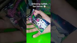 Unboxing Hadiah Dari Teman Thanks Ya 300 Subscriber Nya subscribe berandayt unboxing