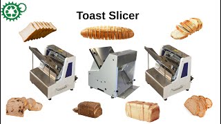 Get Even Toast Slices Fast | Automatic Toast Slicer for Sandwich Loaf and Whole Wheat Bread