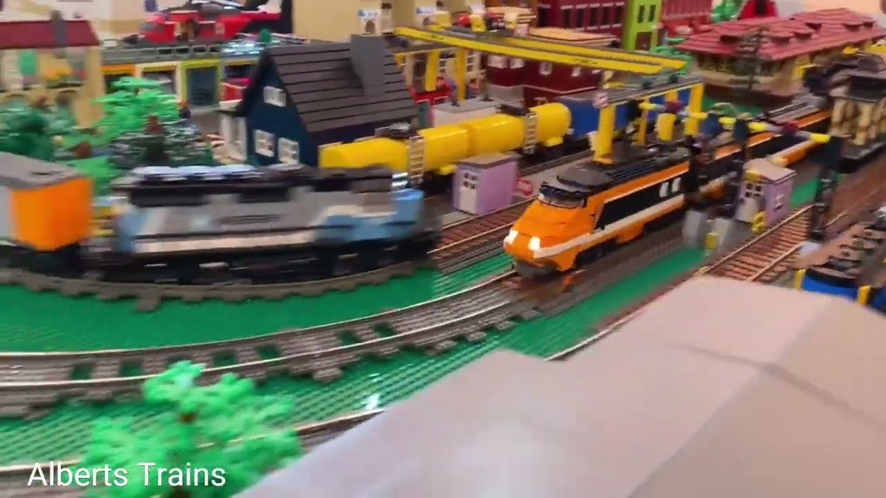LEGO Train Exhibition at Heritage Park, Calgary, Alberta
