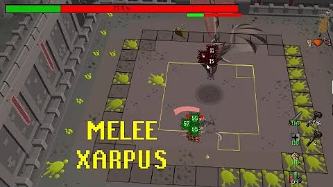 xarpus melee step out osrs, tick by tick