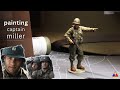 Painting cpt miller tom hanks from saving private ryan  135 scale figure tutorial