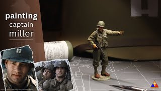 Painting Cpt. Miller (Tom Hanks) from Saving Private Ryan | 1/35 Scale Figure Tutorial