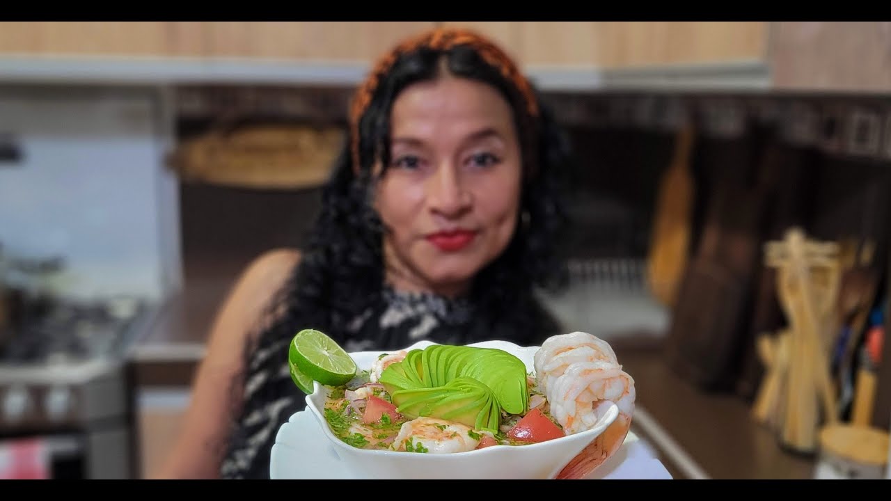 Cómo hacer ceviche ecuatoriano de camarón