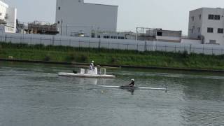 20170716 東日本選手権競漕大会 W1×（小田）順位決定 並走ビデオ
