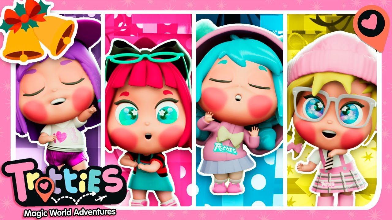 🎄ESPECIAL DE NAVIDAD💃 ¡BAILA CON LAS TROTTIES! ✨🕺 DIBUJOS ANIMADOS EN ESPAÑOL 🌍