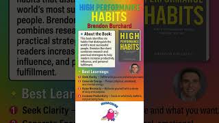 High Performance Habits – Brendon Burchard #booksummary #bookreview #books #businessgrowthmastery