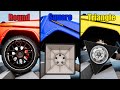 Round Wheel vs Square Wheel vs Triangle Wheel #2 - Beamng drivе
