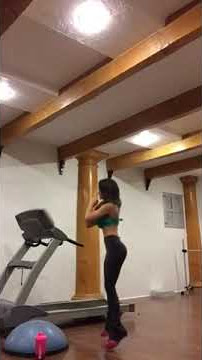 Denise Milani Squat Jacks