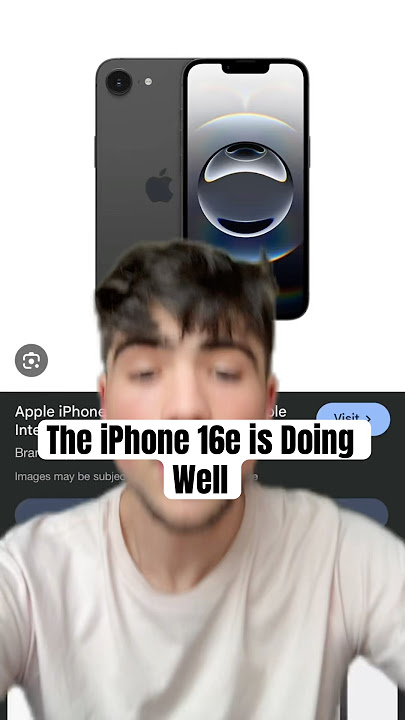 The iPhone 16e is Doing Well #smartphone #apple #techtok #tech #iphone