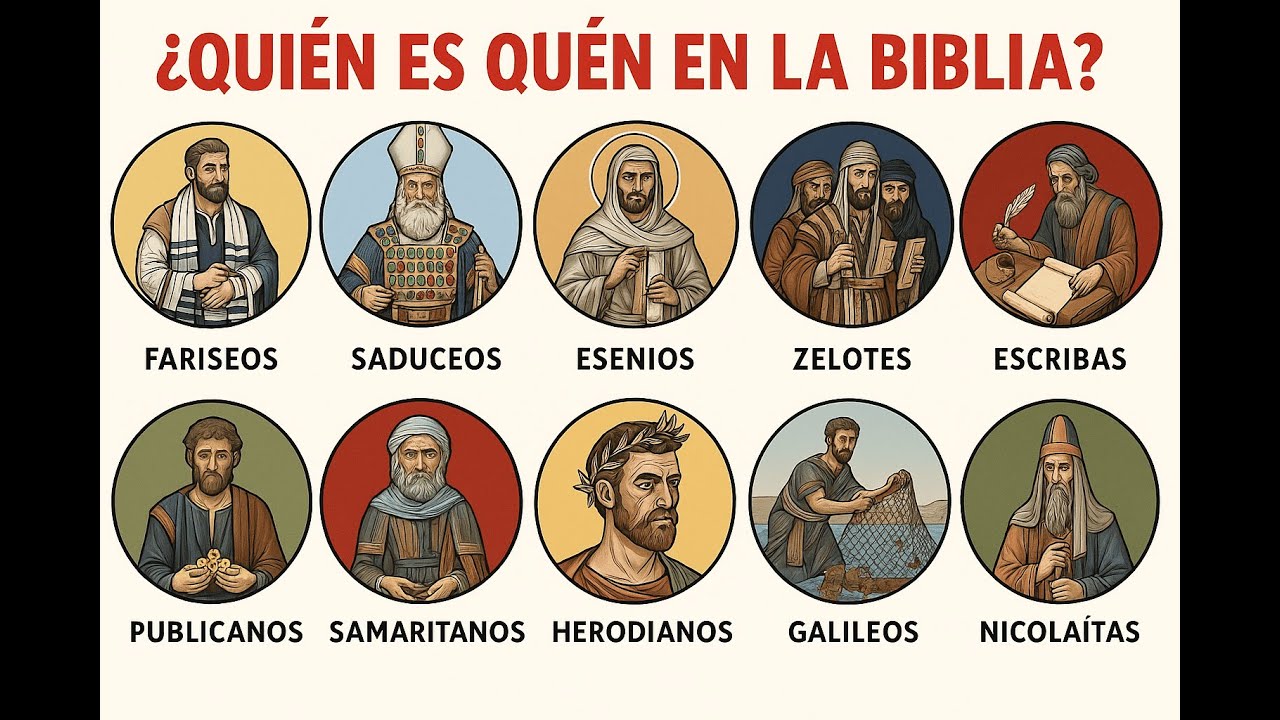 CADA GRUPO DE PERSONAS DE LA ÉPOCA DE JESÚS EXPLICADO